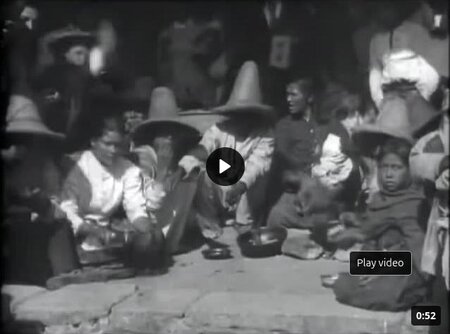 Repas d'Indiens par Gabriel Veyre et frères Lumières