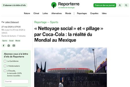 « Nettoyage social » et « pillage » par Coca-Cola : la (…)