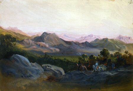 Les volcans mexicains de Johann Moritz Rugendas (sur Kipuka)