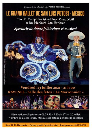 Le grand ballet de San Luis Potosi à Ravenel