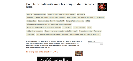 Comité de solidarité avec les peuples du Chiapas en (...)