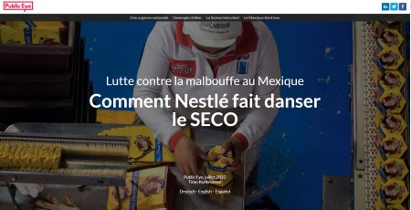 Malbouffe au Mexique : Nestlé fait danser le Secrétariat