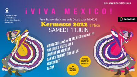 Fiesta mexicana, grande kermesse 2022 à Nice