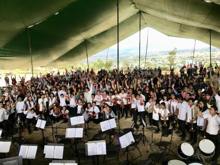 La Banda de Música – Ecole de Musique Santa Cecilia à Oaxaca